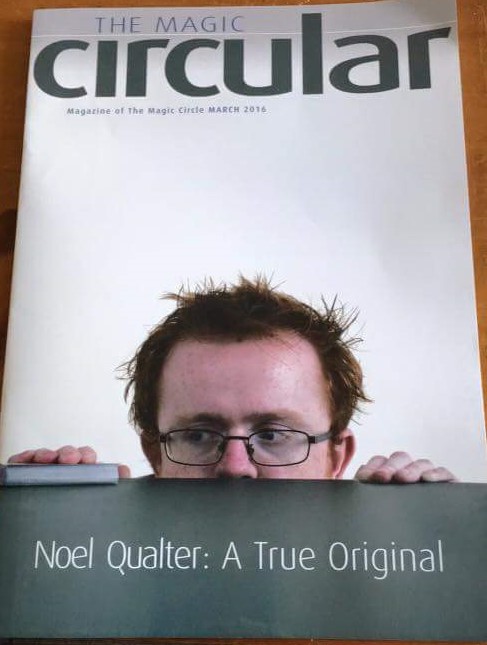 Cover if the the magic circular featuring noel qualter